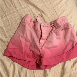 Pink shorts